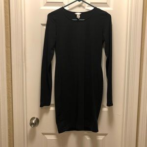 H&M Black Long Sleeve Dress. Size Small